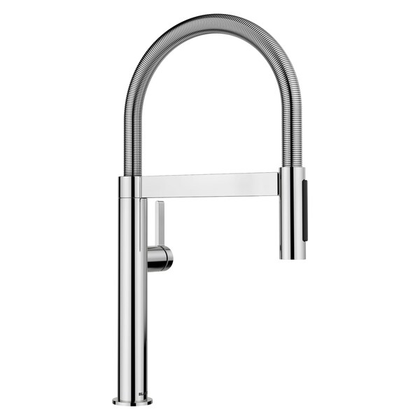 Blanco Culina II Mini 1.5 GPM Single Hole Pre-Rinse Pull Down Kitchen Faucet 527480 - main